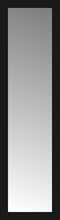 15" x 51" Soho Black Custom Framed Mirror