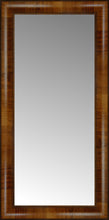 14" x 27" Belmont Light Brown Custom Framed Mirror