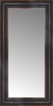 15" x 27" Aged Bronze Slope Custom Framed Mirror