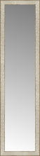 14" x 52" Libretto Antique Silver Custom Framed Mirror