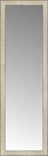 15" x 47" Libretto Antique Silver Custom Framed Mirror