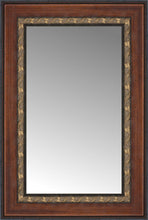 14" x 19" Malabar Walnut Custom Framed Mirror