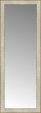15" x 40" Libretto Antique Silver Custom Framed Mirror