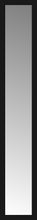 14" x 75" Soho Black Custom Framed Mirror