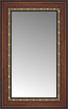 15" x 22" Malabar Walnut Custom Framed Mirror