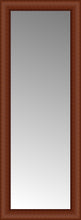 15" x 38" Ansley Cherry Custom Framed Mirror