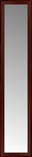 15" x 68" Ansley Mahogany Custom Framed Mirror