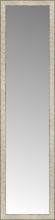 16" x 62" Libretto Antique Silver Custom Framed Mirror