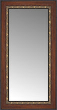 17" x 30" Malabar Walnut Custom Framed Mirror