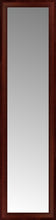 16" x 59" Ansley Mahogany Custom Framed Mirror