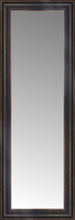 16" x 42" Aged Bronze Slope Custom Framed Mirror
