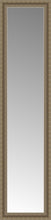 15" x 57" Ambrosia Silver Custom Framed Mirror