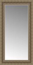 14" x 25" Ambrosia Silver Custom Framed Mirror