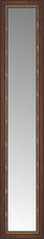 14" x 59" Malabar Walnut Custom Framed Mirror
