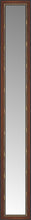 14" x 77" Malabar Walnut Custom Framed Mirror