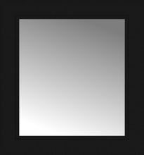 15" x 16" Soho Black Custom Framed Mirror
