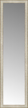 15" x 55" Libretto Antique Silver Custom Framed Mirror