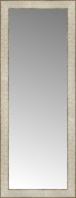 14" x 35" Libretto Antique Silver Custom Framed Mirror