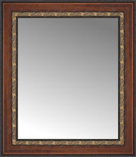 22" x 25" Malabar Walnut Custom Framed Mirror