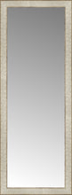 16" x 42" Libretto Antique Silver Custom Framed Mirror
