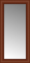 15" x 30" Ansley Cherry Custom Framed Mirror