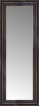 15" x 36" Aged Bronze Slope Custom Framed Mirror