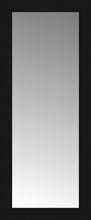 15" x 34" Soho Black Custom Framed Mirror