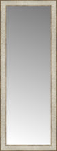15" x 38" Libretto Antique Silver Custom Framed Mirror