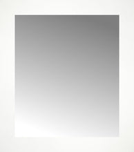 16" x 18" White Wide Cube Custom Framed Mirror