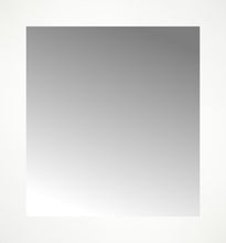 15" x 16" White Wide Cube Custom Framed Mirror