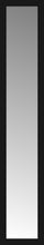 14" x 70" Soho Black Custom Framed Mirror