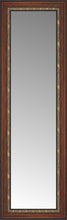 16" x 45" Malabar Walnut Custom Framed Mirror