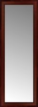 16" x 42" Ansley Mahogany Custom Framed Mirror