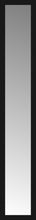 14" x 77" Soho Black Custom Framed Mirror
