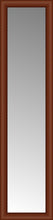 14" x 53" Ansley Cherry Custom Framed Mirror