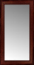 15" x 27" Ansley Mahogany Custom Framed Mirror