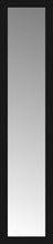 14" x 59" Soho Black Custom Framed Mirror