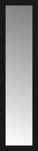 14" x 51" Soho Black Custom Framed Mirror
