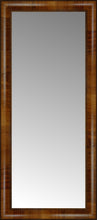 16" x 35" Belmont Light Brown Custom Framed Mirror