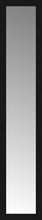 14" x 67" Soho Black Custom Framed Mirror