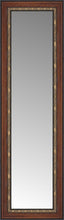 14" x 39" Malabar Walnut Custom Framed Mirror