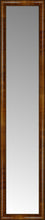 14" x 64" Belmont Light Brown Custom Framed Mirror