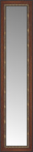 14" x 51" Malabar Walnut Custom Framed Mirror