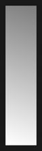 15" x 49" Soho Black Custom Framed Mirror