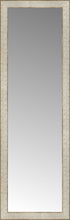 14" x 42" Libretto Antique Silver Custom Framed Mirror