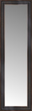 16" x 48" Aged Bronze Slope Custom Framed Mirror