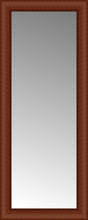 16" x 38" Ansley Cherry Custom Framed Mirror