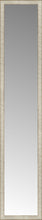15" x 74" Libretto Antique Silver Custom Framed Mirror