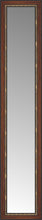 15" x 64" Malabar Walnut Custom Framed Mirror