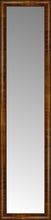 14" x 56" Belmont Light Brown Custom Framed Mirror